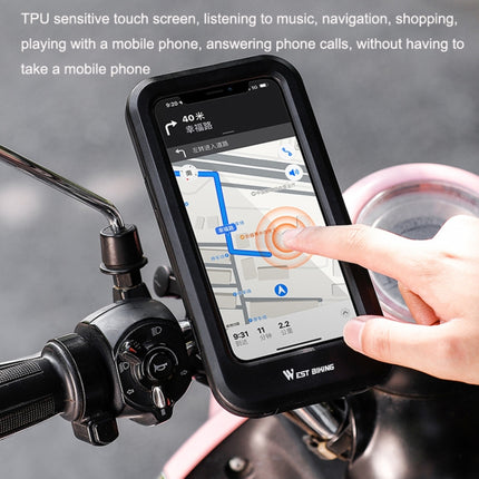 WEST BIKING Bicycle Riding Waterproof and Shockproof Phone Bracket, Style: - DealBuddy