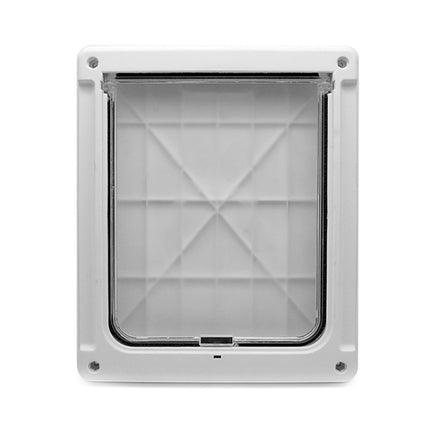 GM-01 Pet Door Pet Supplies ABS Dog and Cat Door Hole, GM-01 White - DealBuddy