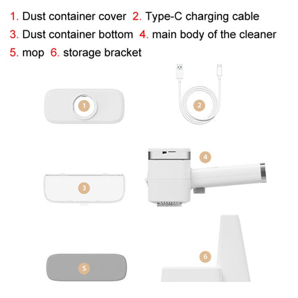 12W Multi-functional Wireless Handheld Cleaner Window Scraping