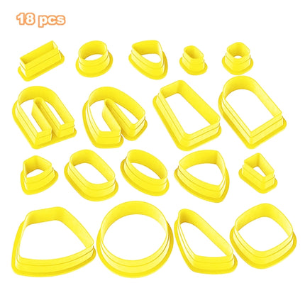 18 In 1 Soft Clay Earring Molds DIY Handmade Clay Cutter Clay Earrings Making Molds