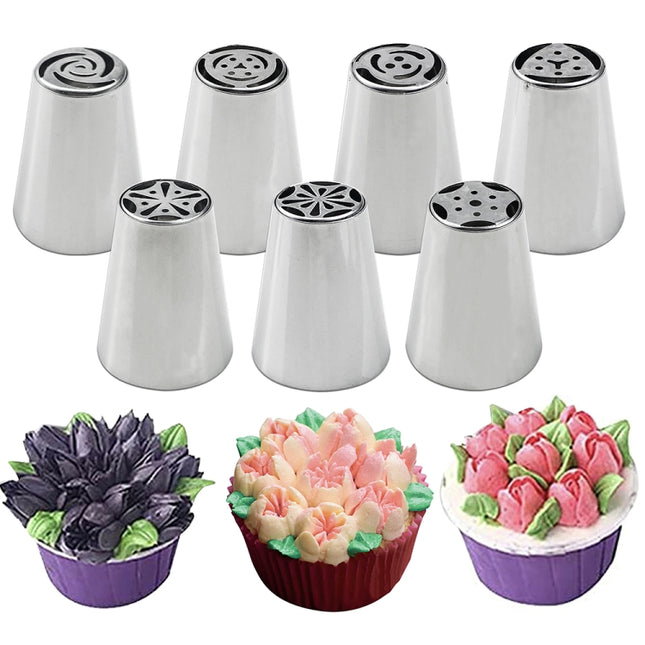 Stainless Steel Laminating Nozzle Set Cake DIY Laminating Nozzle Set Baking Tools