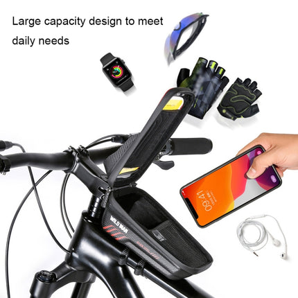 WILD MAN E12X 1L EVA Hard Shell Waterproof and Anti-fall Bicycle Bag with Touch Function - DealBuddy