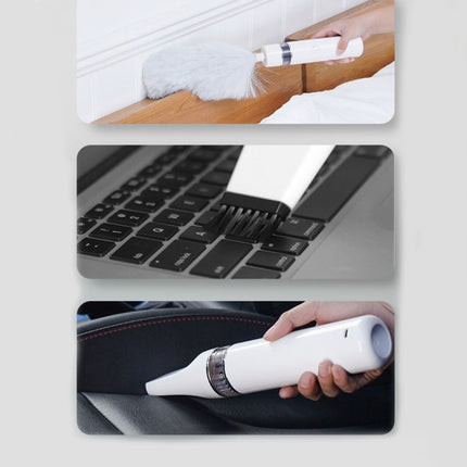 DY701  3 In 1 Electric Feather Duster Handheld Telescopic Dust Clean Brush