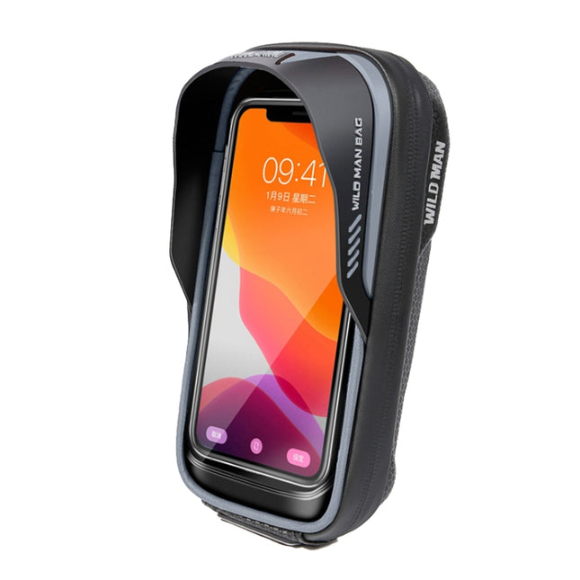 WILD MAN ES16 0.5L EVA Hard Shell Waterproof Touch Screen Bicycle Handlebar Bag