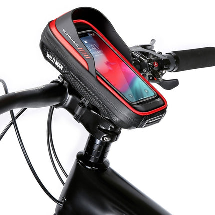 WILD MAN ES16 0.5L EVA Hard Shell Waterproof Touch Screen Bicycle Handlebar Bag - DealBuddy