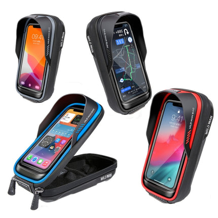 WILD MAN ES16 0.5L EVA Hard Shell Waterproof Touch Screen Bicycle Handlebar Bag - DealBuddy