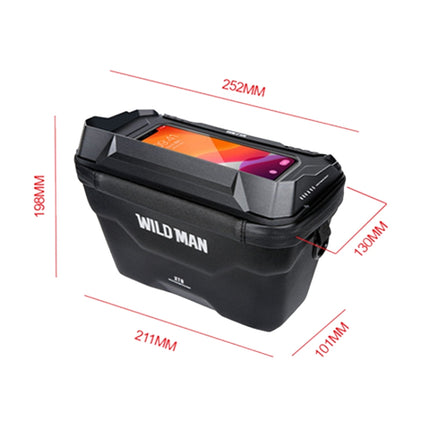 WILD MAN XT8 3L Bicycle EVA Hard Shell Touch Screen Waterproof Head Bag - DealBuddy