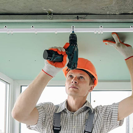 5M Curtain Track Curved Rail Hook Pulley Mounting Code Screw Expansion Plug