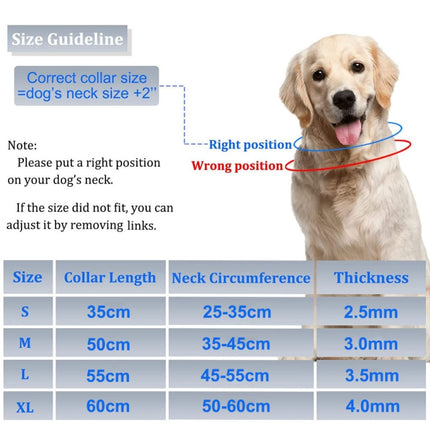 Cloth Tape Paste Detachable Training Stimulation Dog Collar, M 2.5mm x 35cm, L 3.0mm x 50cm, XL 3.5mm x 55cm, XXL 4.0mm x 60cm - DealBuddy