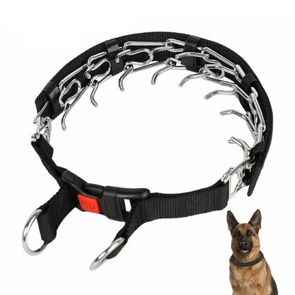 Cloth Tape Paste Detachable Training Stimulation Dog Collar, M 2.5mm x 35cm, L 3.0mm x 50cm, XL 3.5mm x 55cm, XXL 4.0mm x 60cm - DealBuddy