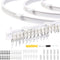 Model Steel Rail Bending Curtain Rail Flexible Guide Set, Size:, 3m White - DealBuddy