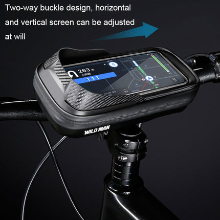 WILD MAN E16 EVA Hard Shell Touch Screen Handlebar Bag Cycling Equipment - DealBuddy