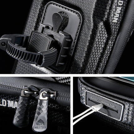 WILD MAN E16 EVA Hard Shell Touch Screen Handlebar Bag Cycling Equipment - DealBuddy