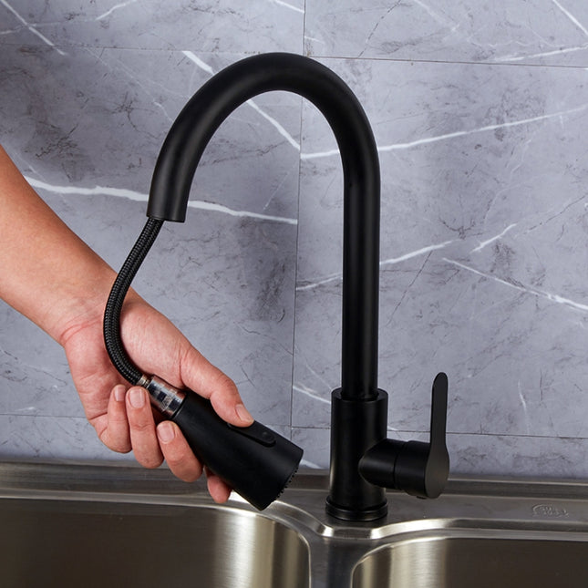 Kitchen Pull-out Faucet Stainless Steel Sink Telescopic Universal Faucet,Spec: