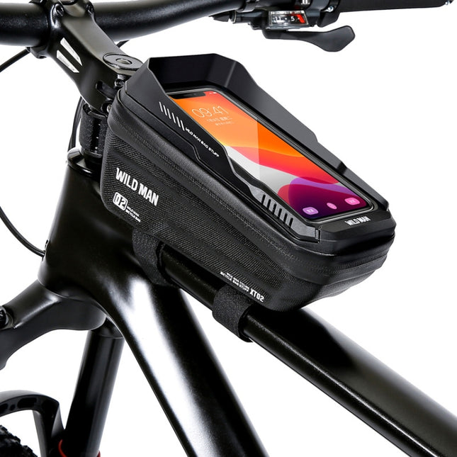 WILD MAN XT2 1L Bicycle EVA Hard Shell Waterproof Phone Touch Screen Beam Bag - DealBuddy