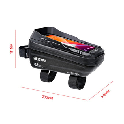 WILD MAN XT2 1L Bicycle EVA Hard Shell Waterproof Phone Touch Screen Beam Bag - DealBuddy