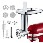 For Kitchenaid Porking Enemy Accessories Dough Maker Grinder Meat Universal Set, Grinder Meat Set (White), Grinder Meat Set (Silver Gray) - DealBuddy