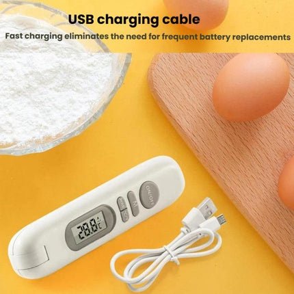 -50 To 300°C Electronic Food Folding Rechargeable Thermometer, YZ6010 - DealBuddy
