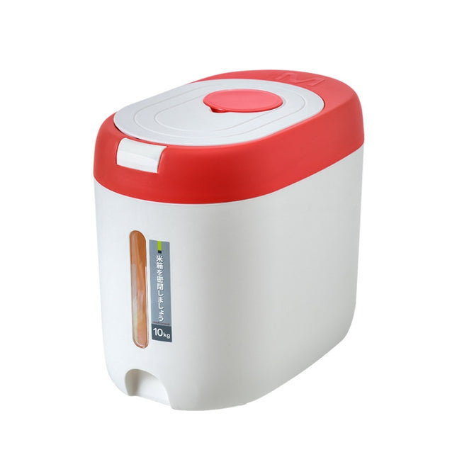 Kitchen Sealed Moisture Dust Proof Storage Rice Bucket, Red 10kg, Red 5kg, Gray 10kg, Gray 5kg, Blue 10kg, Blue 5kg, Green 10kg, Green 5kg - DealBuddy