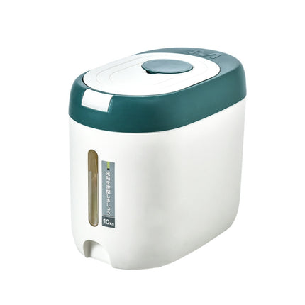 Kitchen Sealed Moisture Dust Proof Storage Rice Bucket, Red 10kg, Red 5kg, Gray 10kg, Gray 5kg, Blue 10kg, Blue 5kg, Green 10kg, Green 5kg - DealBuddy