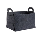 Home Clutter Felt Folding Storage Baskets, Large, Medium, Small