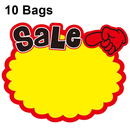 10 bags 25x19cm Explosion Sticker Product Price Tag Supermarket Price Label