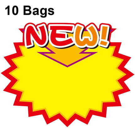 10 bags 21x15cm Explosion Sticker Product Price Tag Supermarket Price Label