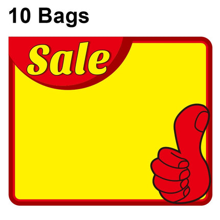 10 bags 21x15cm Explosion Sticker Product Price Tag Supermarket Price Label