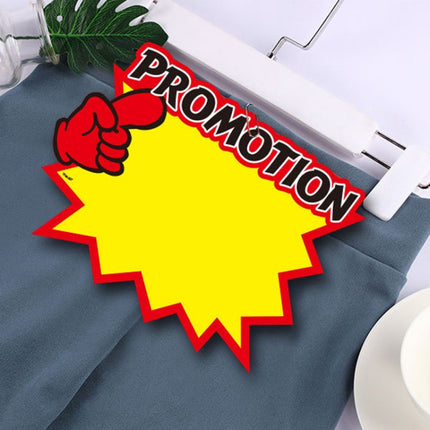10 bags 18x14cm Explosion Sticker Product Price Tag Supermarket Price Label