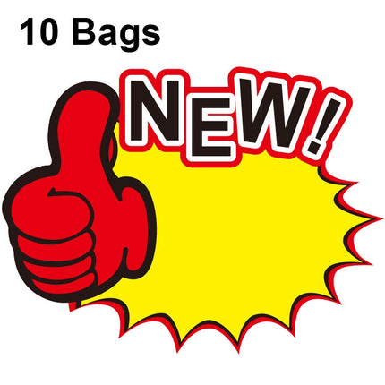 10 bags 18x14cm Explosion Sticker Product Price Tag Supermarket Price Label