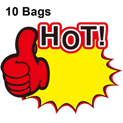 10 bags 18x14cm Explosion Sticker Product Price Tag Supermarket Price Label