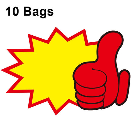 10 bags 18x14cm Explosion Sticker Product Price Tag Supermarket Price Label