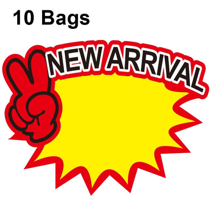 10 bags 9x7cm Explosion Sticker Product Price Tag Supermarket Price Label