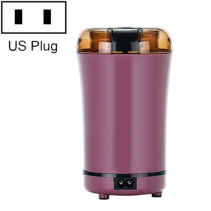 M150A Stainless Steel Electric Mini Coffee Grinder Grain Bean Grinding Machine, Spec:, US Plug (Purple), US Plug (Black), US Plug (White), EU Plug (White), EU Plug (Purple), UK Plug (White), UK Plug (Black), UK Plug (Purple) - DealBuddy