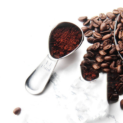 YG-MC12 304 Thickened Stainless Steel Coffee Spoon Scales Scaling Spoon - DealBuddy