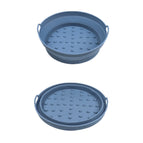 Large Round Dark Blue