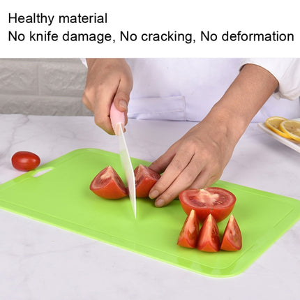 2pcs Baby Auxiliary Cutting Board Fruit and Vegetable Cutting Plastic Board, 2pcs Pink, 2pcs Green