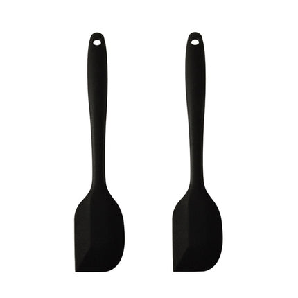 2pcs Large Integrated Silicone Scraper Chocolate Cream Mixing Knife