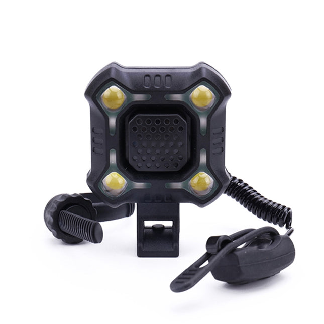 2 In 1 Bike 140db Bell 4 Lamp Cycling Light Bicycle Horn 5-sounds Alarm - DealBuddy