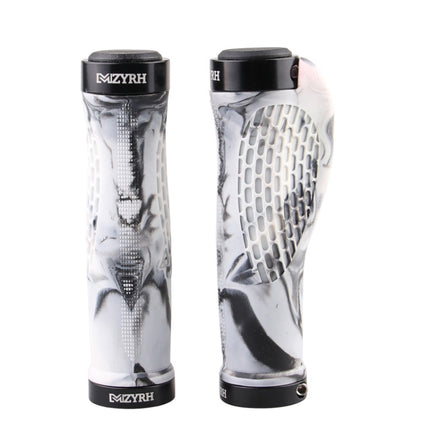 MZYRH 1pair Mountain Bike Bicycle Handlebar Grips Protective Covers, MZYRH  Black and White, MZYRH  Black Blue, MZYRH White and Blue, MZYRH Black and Yellow, MZYRH Dark Green, MZYRH  Black and Red