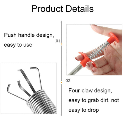 Multifunctional Four-claw Grapple Bendable Hose Sewer Dredge