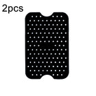 For NINJA DZ201 DZ401 Air Fryers 2pcs Silicone Pad Rectangular Liner
