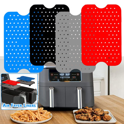 For NINJA DZ201 DZ401 Air Fryers 2pcs Silicone Pad Rectangular Liner - DealBuddy