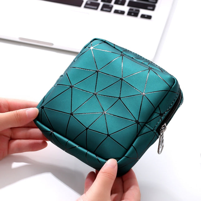 XH8214 Portable Sanitary Napkin Storage Bag Large Capacity Waterproof Coin Bag, XH8214 Plant Green, XH8214 Black, XH8214 Fluorescence, XH8214 Sky Blue, XH8214 Cherry Pink, XH8214 Apricot
