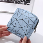 XH8214 Portable Sanitary Napkin Storage Bag Large Capacity Waterproof Coin Bag, XH8214 Plant Green, XH8214 Black, XH8214 Fluorescence, XH8214 Sky Blue, XH8214 Cherry Pink, XH8214 Apricot
