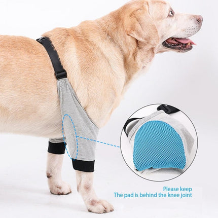 Pet Knee Pads Breathable Dog Elbow Brace Front Leg Brace, S, M, L, XL, XXL - DealBuddy