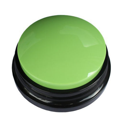 Pet Communication Button Dog Vocal Box Recording Vocalizer, Style: Recording Model, Dark Blue, Light Blue, Green, Purple, Red, Orange, Rose Red, Pink, Yellow, Lake Blue, White - DealBuddy