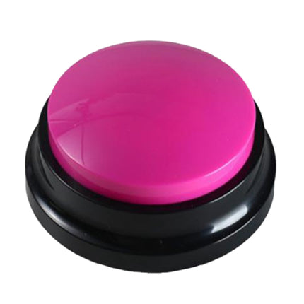 Pet Communication Button Dog Vocal Box Recording Vocalizer, Style: Recording Model, Dark Blue, Light Blue, Green, Purple, Red, Orange, Rose Red, Pink, Yellow, Lake Blue, White - DealBuddy