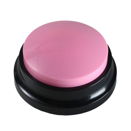 Pet Communication Button Dog Vocal Box Recording Vocalizer, Style: Recording Model, Dark Blue, Light Blue, Green, Purple, Red, Orange, Rose Red, Pink, Yellow, Lake Blue, White - DealBuddy