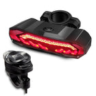 SF31 Bicycle Smart Brake Taillight USB Alerter Night Ride Ride Mountain Vehicle Turn LED Taillights - DealBuddy